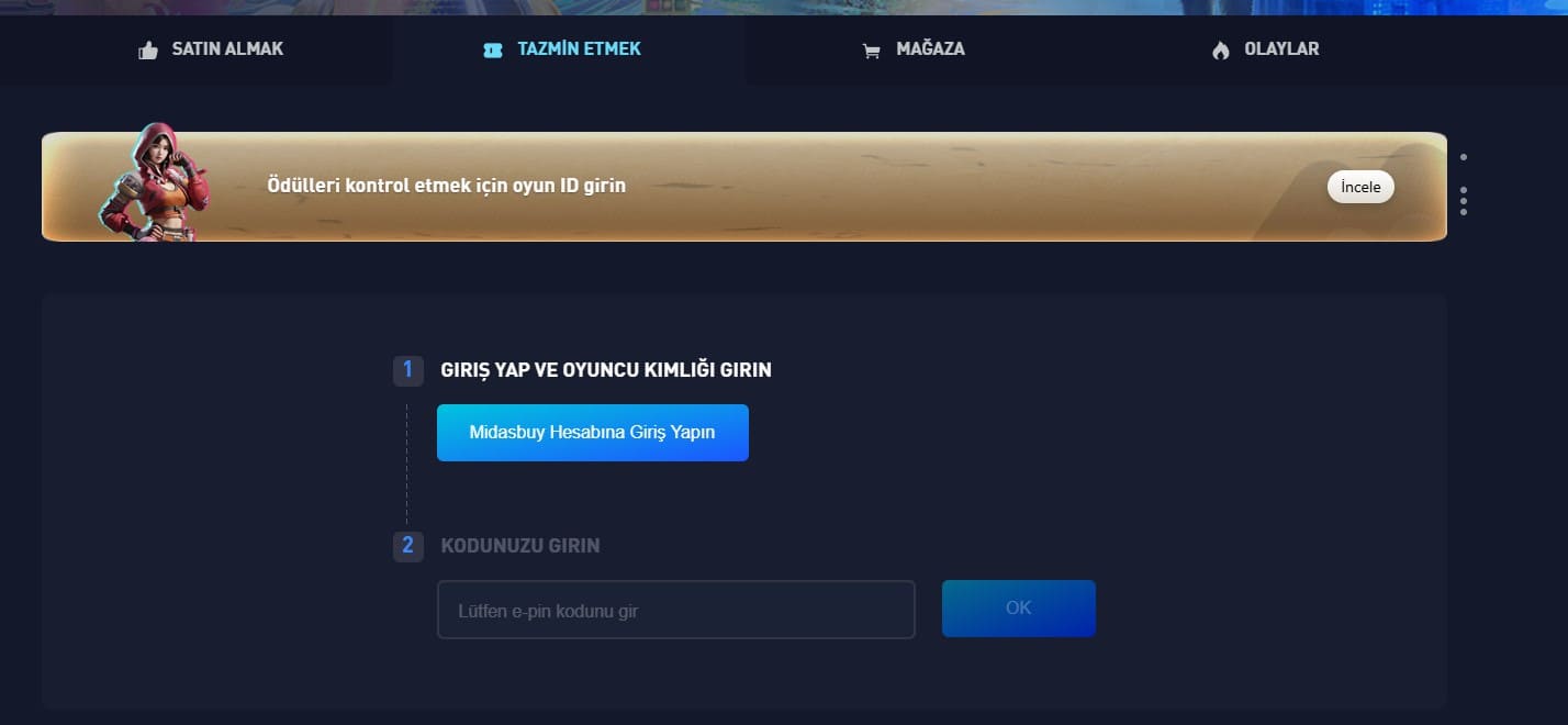 Pubg Mobile Random UC Kodu Nasıl Etkinleştirilir