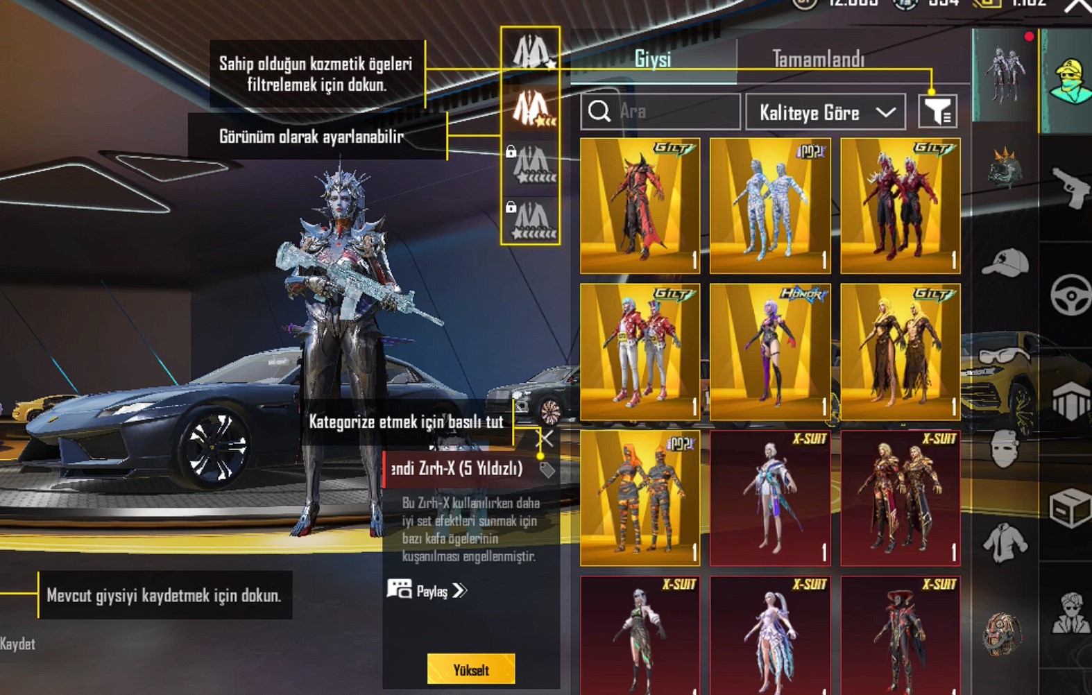 Oyunu bırakıyorum bundan ötürü aciliyetten satiliyor pubg mobile çar