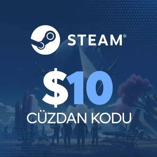 Steam 10 Dolar Cüzdan (TR-Global) - ( Sürpriz Paket )