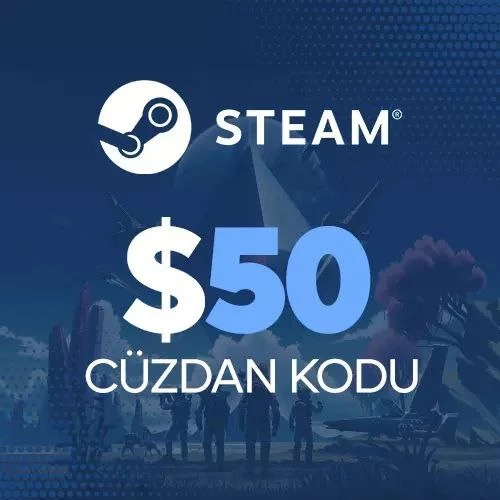 Steam 50 Dolar Cüzdan (TR-Global) - ( Sürpriz Paket )