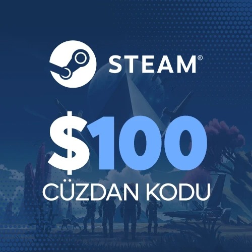 Steam 100 Dolar Cüzdan (TR-Global) - ( Sürpriz Paket )